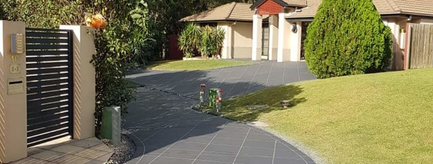 Stencil Concrete Driveway Brisbane