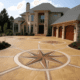 stamped concrete driveways